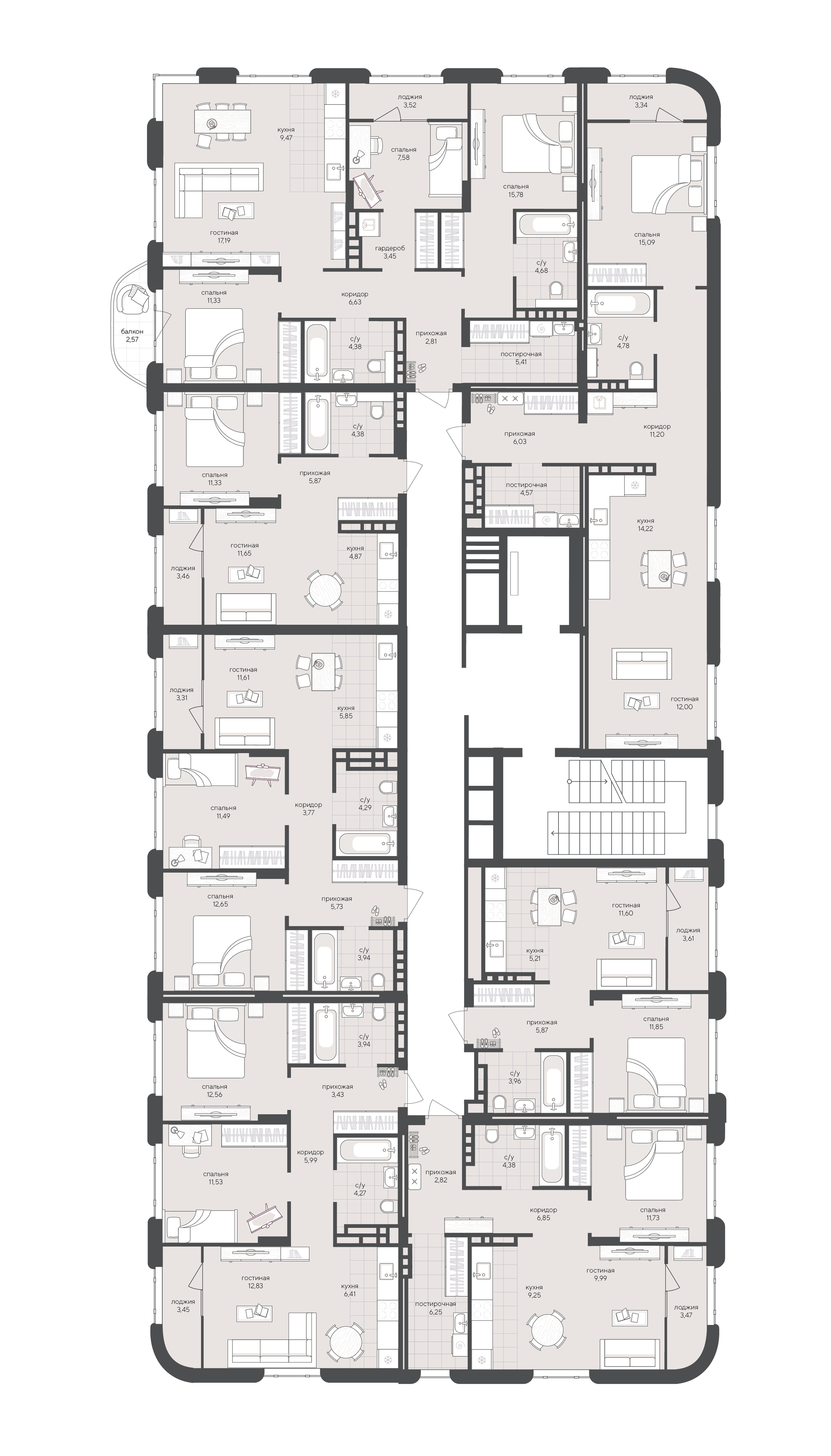 1-к 42,1&nbsp;м² — изображение 2