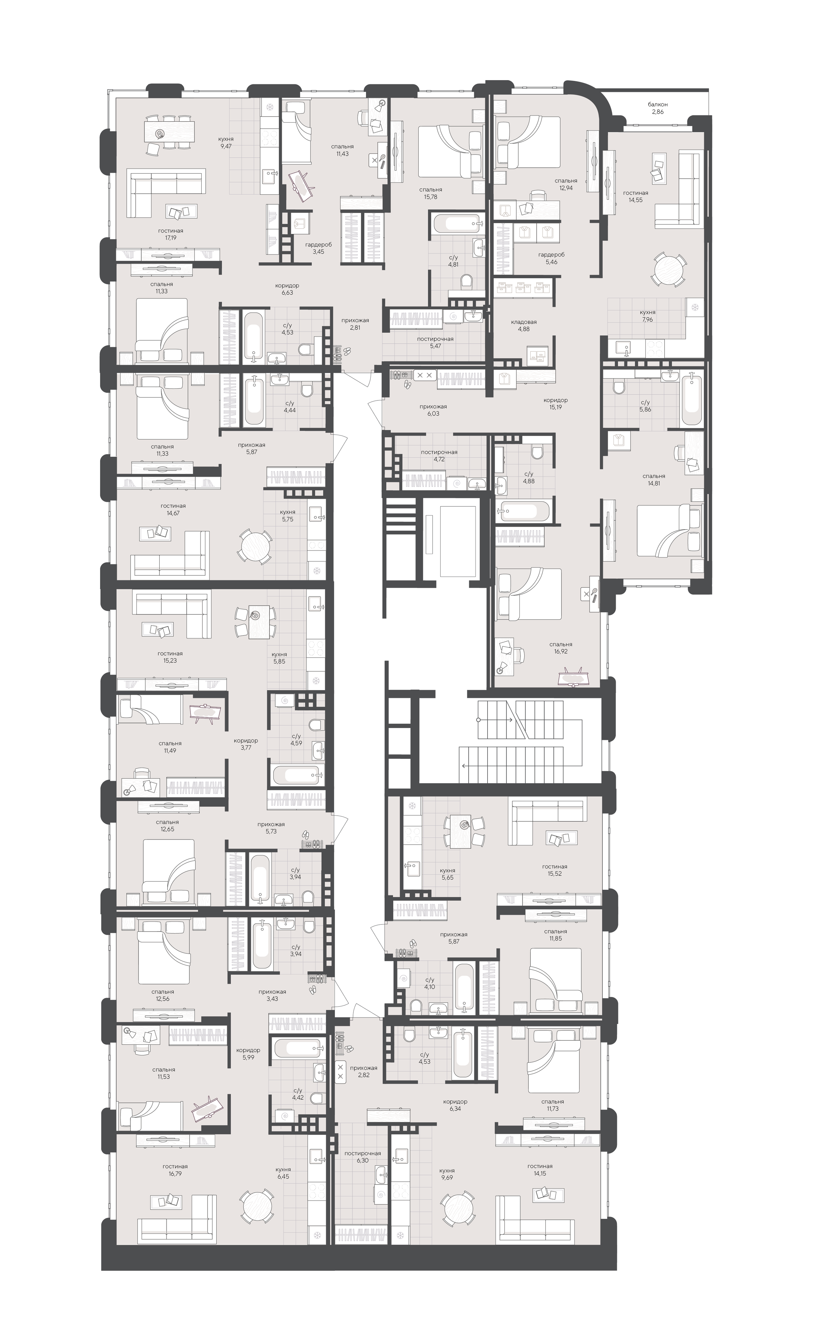3-к 117,06&nbsp;м² — изображение 2