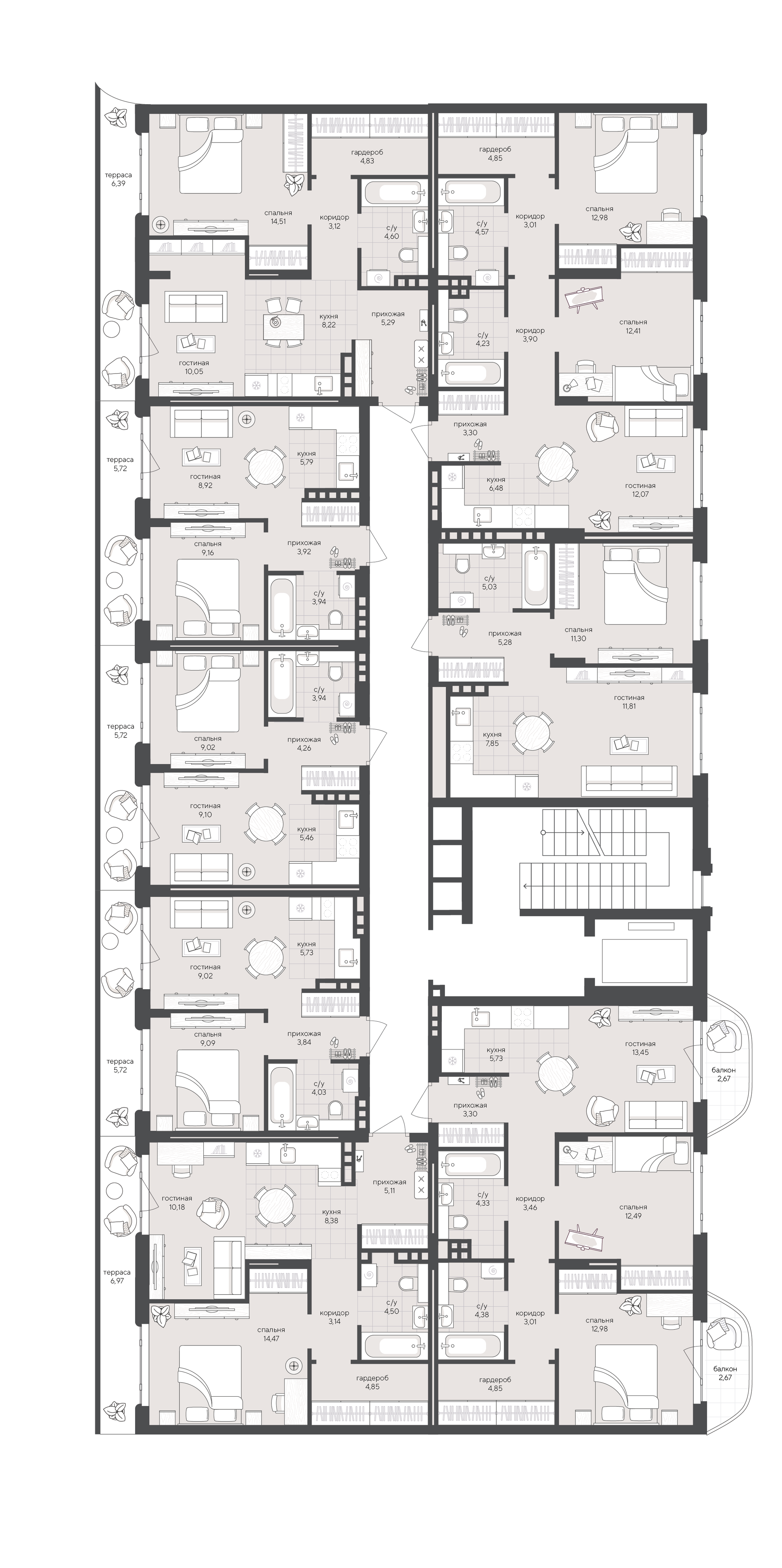 2-к 73,32&nbsp;м² — изображение 2