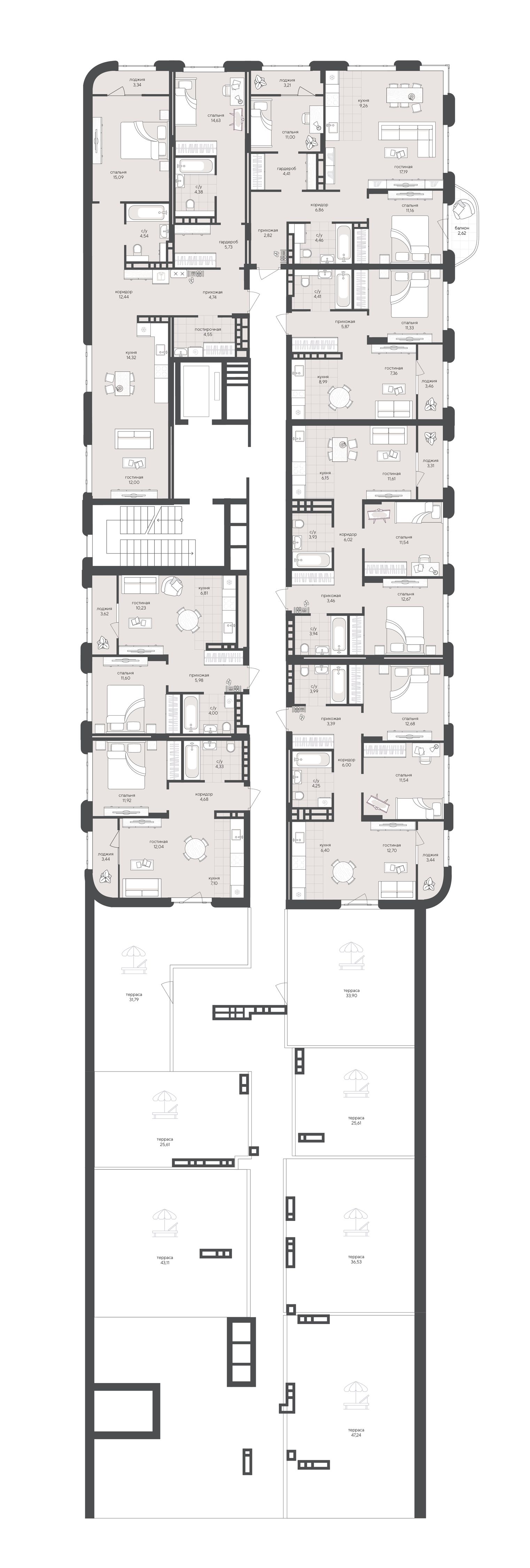 1-к 77,95&nbsp;м² — изображение 2