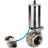 Затвор дисковый поворотный кламповый WBV3131E-2W-C-H Ду50 Ру10 корпус - пищевая нержавеющая сталь 304, уплотнение – EPDM, с пневмоприводом PA-SA-85 и пневмораспределителем 4V320-10 AC220V в Алматы