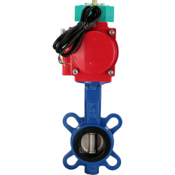 Затвор дисковый поворотный WBV1132N-2W-Fb-H Ду125 Ру16 корпус - чугун GG25, диск - нержавеющая сталь 316L, уплотнение - NBR, с пневмоприводом PA-DA-105 и магнитным переключателем ALS200D