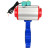 Затвор дисковый поворотный WBV1616E-2W-Fb-H Ду150 Ру16 LUG корпус - чугун QT450, диск - чугун QT450, уплотнение - EPDM, с пневмоприводом PA-DA-105 и магнитным переключателем ALS200D в Алматы
