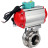 Затвор дисковый поворотный кламповый WBV3131E-2W-C-H Ду32 Ру10 корпус - пищевая нержавеющая сталь 304, уплотнение - EPDM, с пневмоприводом PA-DA-052, пневмораспределителем 4M310-08 DC24V и магнитным переключателем ALS200D в Алматы