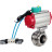 Затвор дисковый поворотный кламповый WBV3131S-2W-C-H Ду20 Ру10 корпус - пищевая нержавеющая сталь 304, уплотнение - Silicon, с пневмоприводом PA-DA-052, пневмораспределителем 4V320-08 AC220V и магнитным переключателем ALS200D в Алматы
