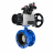 Затвор дисковый поворотный WBV1331E-2W-F-H Ду50 Ру16 фланцевый, корпус - чугун GGG40, диск - нержавеющая сталь 304, уплотнение - EPDM, с пневмоприводом PA-DA-105-1, 4M310-08 AC220V, APL-210N и AFC2000 в Алматы