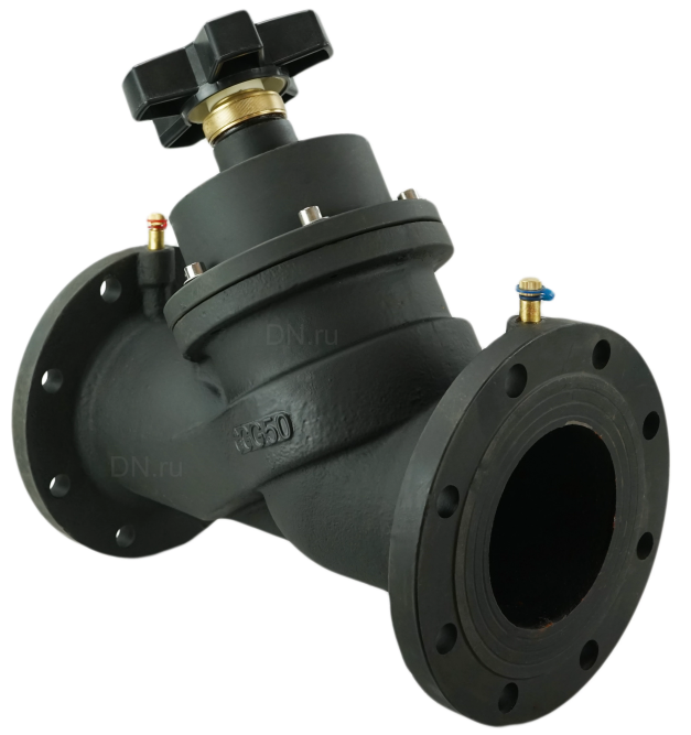 Клапан балансировочный VB1431V-F Ду125 Ру16 чугунный, фланцевый, с ниппелями в Алматы