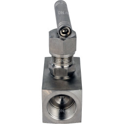 Клапан игольчатый VN3232M-T-Ht 1/4″ Ду8 Ру400 резьбовой, корпус - нержавеющая сталь 316, уплотнение - металл, с Т-образной рукояткой