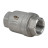 Клапан обратный VCS3232P-T 3/4″ Ду20 Ру16 резьбовой, пружинный, корпус - нержавеющая сталь 316, диск - нержавеющая сталь 316, уплотнение - металл в Алматы