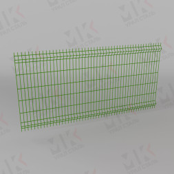 3Д забор зеленый (RAL 6005) 2500х3000х4 Medium