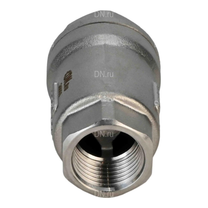 Клапан обратный VCS3232P-T 3/4″ Ду20 Ру63 резьбовой, пружинный, корпус - нержавеющая сталь 316, диск - нержавеющая сталь 316, уплотнение - металл в Алматы
