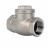 Клапан обратный VCT3131-T 2 1/2 Ду65 Ру16 ZGY резьбовой, поворотный, корпус - нержавеющая сталь CF8/AISI 304, диск - нержавеющая сталь CF8/AISI 304, уплотнение - PTFE в Алматы