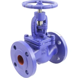 Клапан запорный сальниковый VSO1121M-F-S Ду40 Ру16, фланцевый, корпус - чугун GG25, уплотнение - металл, управление - штурвал