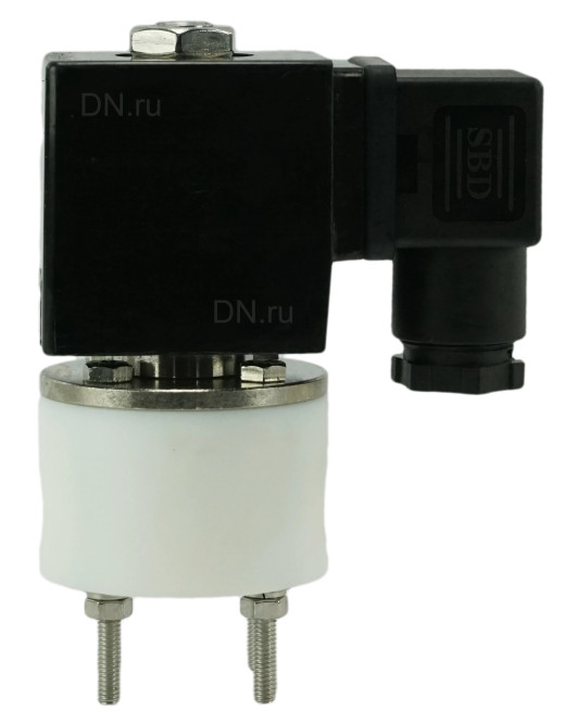 Клапан электромагнитный VS841-VT-NC-24VDC 1 1/4″ Ду32 Ру6 соленоидный двухходовой, корпус - PTFE, уплотнение - VITON, резьбовой, прямого действия, нормально закрытый, катушка - 24В в Алматы