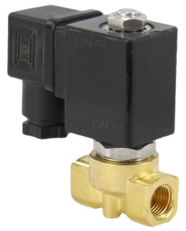 Клапан электромагнитный VS700-PT-NC-24VDC 3/4″ Ду20 Ру6 соленоидный двухходовой, корпус - латунь, уплотнение - PTFE, присоединение - внутренняя резьба, прямого действия, нормально закрытый, с нулевым перепадом давления, катушка - 24В