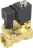 Клапан электромагнитный VS400-ET-NC-220VAC 3/4″ Ду20 Ру16, соленоидный двухходовой, корпус - латунь, уплотнение - EPDM, резьбовой, нормально-закрытый, пилотный, катушка - 220В в Алматы