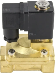 Клапан электромагнитный VS400-ET-NC-24VDC 3/4″ Ду20 Ру16, соленоидный двухходовой, корпус - латунь, уплотнение - EPDM, резьбовой, нормально-закрытый, пилотный, катушка - 24В