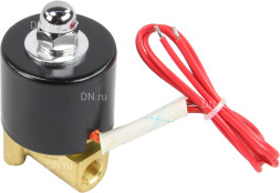 Клапан электромагнитный VS100-ET-NC-24VDC 1/8″ Ду6 Ру10, соленоидный двухходовой, корпус - латунь, уплотнение - EPDM, резьбовой, нормально-закрытый, прямого действия, катушка - 24В