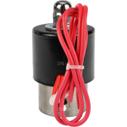 Клапан электромагнитный VS131-ET-NC-24VDC 1/8″ Ду6 Ру10, соленоидный двухходовой, корпус - нержавеющая сталь 304, уплотнение - EPDM, резьбовой, нормально-закрытый, прямого действия, катушка - 24В