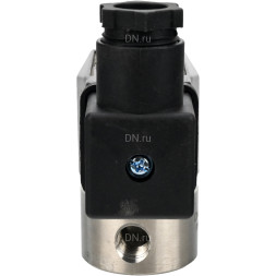 Клапан электромагнитный VS331-ET-NC-220VAC 1/8″ Ду6 Ру10, соленоидный двухходовой, корпус - нержавеющая сталь 304, уплотнение - EPDM, резьбовой, нормально-закрытый, прямого действия, катушка - 220В
