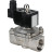 Клапан электромагнитный VS331-NT-NO-24VDC 3/8″ Ду10 Ру10, соленоидный двухходовой, корпус - нержавеющая сталь 304, уплотнение - NBR, резьбовой, нормально-открытый, прямого действия, катушка - 24В в Алматы