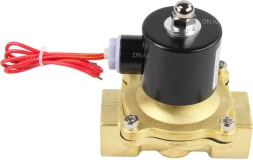 Клапан электромагнитный VS100-NT-NC-24VAC 1″ Ду25 Ру10 прямого действия двухходовой, корпус - латунь, присоединение - внутренняя резьба, уплотнение - NBR, нормально-закрытый, катушка - 24 В AC