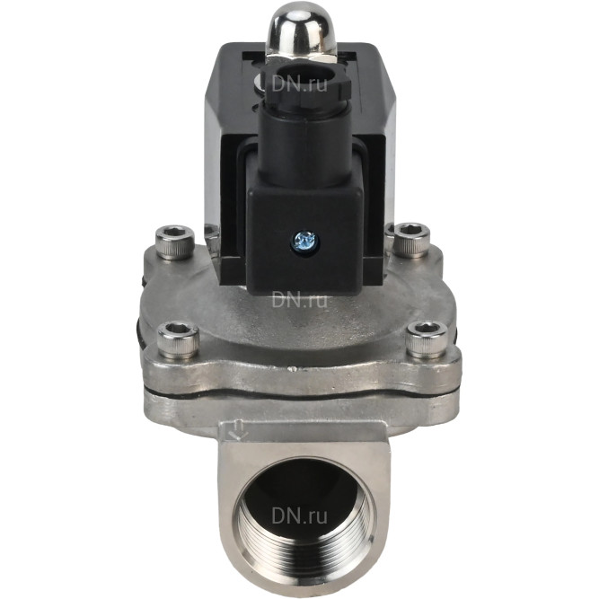 Клапан электромагнитный VS331-VT-NC-24VAC 1 1/4″ Ду32 Ру10 прямого действия двухходовой, корпус - сталь нержавеющая 304, присоединение - внутренняя резьба, уплотнение - VITON, нормально-закрытый, катушка - 24 В AC в Алматы