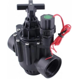Клапан электромагнитный VS1141-NT-NC-220VAC 3″ Ду80 Ру10 соленоидный двухходовой пилотного действия, корпус - пластик PA66, уплотнение - NBR, внутренняя резьба, нормально закрытый (НЗ), катушка 220 AC