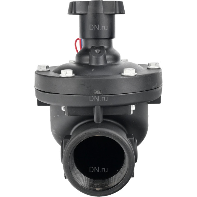 Клапан электромагнитный VS1141-NT-NC-24VDC 1″ Ду25 Ру10 соленоидный двухходовой пилотного действия, корпус - пластик PA66, уплотнение - NBR, внутренняя резьба, нормально закрытый (НЗ), катушка 24В DC в Алматы