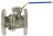 Кран шаровой BV3232P(2pc)-FP-F-ISO-H Ду40 Ру40, корпус - нержавеющая сталь 316, уплотнение - PTFE, полнопроходной фланцевый с ISO-фланцем и рукояткой, 14х14, F05/F07 в Алматы