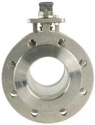 Кран шаровой BV3232P(2pc)-FP-F-ISO-H Ду100 Ру16, корпус - нержавеющая сталь 316, уплотнение - PTFE, полнопроходной фланцевый с ISO-фланцем и рукояткой, 17х17, F07/F10