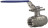 Кран шаровой BV3232P(2pc)-FP-T-ISO-H Ду20 Ру63 полнопроходной двухходовой, нержавеющая сталь 316, внутренняя резьба, уплотнение - PTFE, с ISO-фланцем и рукояткой, 9х9, F03/F04 в Алматы