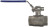 Кран шаровой BV3232P(2pc)-FP-T-ISO-H Ду20 Ру63 полнопроходной двухходовой, нержавеющая сталь 316, внутренняя резьба, уплотнение - PTFE, с ISO-фланцем и рукояткой, 9х9, F03/F04 в Алматы