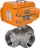 Кран шаровой BV3232P(4pc)-SP-3WT-T-ISO-H Ду10 Ру63 стандартнопроходной T-тип, трехходовой, нержавеющая сталь, внутренняя резьба, уплотнение - PTFE, с эл. приводом E34-N-005EM-O1-220VAC-У1 в Алматы