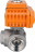 Кран шаровой BV3232P(4pc)-SP-3WT-T-ISO-H Ду80 Ру40 стандартнопроходной T-тип, трехходовой, нержавеющая сталь, внутренняя резьба, уплотнение - PTFE, с эл. приводом E34-N-010EM-O1-220VAC-У1 в Алматы