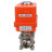 Кран шаровой BV3232P(3pc)-FP-W-ISO-H Ду20 Ру63 полнопроходной двухходовой, нержавеющая сталь SS316, под приварку, уплотнение - PTFE, с 1/4-оборотным электроприводом QT-N-003EM-O1-220VAC-У1 MINI в Алматы