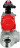 Кран шаровой BV3232P(4pc)-SP-3WL-T-ISO-H Ду25 Ру63 стандартнопроходной трехходовой L-тип, нерж. сталь SS316, внутренняя резьба, уплотнение - PTFE, с пневмоприводом PA-DA-52 и блоком концевых выключателей APL-210N в Алматы