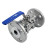 Кран шаровой BV3131P(3pc)-FP-F-H Ду32 Ру40, полнопроходной, трехсоставной, сталь 304, уплотнение - PTFE, фланцевый с рукояткой в Алматы