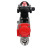 Кран шаровой BV3232P(2pc)-FP-T-ISO-H 3/8“ Ду10 Ру63 полнопроходной двухходовой, нержавеющая сталь SS316, внутренняя резьба, уплотнение - PTFE, с пневмоприводом с возвратными пружинами PA-SA-52 и БКВ APL-410N EX в Алматы