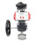 Кран шаровой BV3232P(2pc)-FP-T-ISO-H 3/4“ Ду20 Ру63 полнопроходной двухходовой, нержавеющая сталь SS316, внутренняя резьба, уплотнение - PTFE, с пневмоприводом двойного действия PA-DA-065, БКВ APL-410N EX и ручным дублером MON1-250-T26-ISO в Алматы