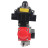 Кран шаровой BV3232P(4pc)-SP-3WL-T-ISO-H Ду65 Ру40 стандартнопроходной трехходовой L-тип, нержавеющая сталь SS316, внутренняя резьба, PTFE, пн.приводом PA-SA-105, пн.распределителем 4M310-08 AC220V и БКВ APL-410N EX в Алматы