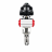 Кран шаровой BV3232P-FP-Fb-ISO-H Ду15 Ру16 межфланцевый, полнопроходной, корпус - нержавеющая сталь SS316, уплотнение - PTFE, с пневмоприводом PA-SA-52 и БКВ APL-510N-EX в Алматы