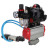 Кран шаровой BV3232P(4pc)-SP-3WL-T-ISO-H 1 1/4″ Ду32 Ру63 стандартнопроходной трехходовой L-тип, нержавеющая сталь SS316, внутренняя резьба, PTFE, с пн.приводом PA-SA-065 пн.распределителем 4V320-10 AC220V БПВ AFC2000 БКВ APL-510N-EX в Алматы