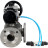 Кран шаровой BV3232P(4pc)-FP-3WL-F Ду100 Ру16 полнопроходной трехходовой, фланцевый, корпус - нержавеющая сталь SS316, с пневмоприводом PA-DA-105-1 двойного действия и пневмораспределителем 4V320-10 AC220V в Алматы
