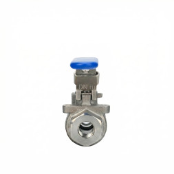Кран шаровой BV3232P(2pc)-FP-T-H Ду8 Ру140 полнопроходной двухходовой, нержавеющая сталь 316, внутренняя резьба, уплотнение - PTFE, ручка-рычаг