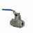 Кран шаровой BV3232P(2pc)-FP-T-H Ду8 Ру140 полнопроходной двухходовой, нержавеющая сталь 316, внутренняя резьба, уплотнение - PTFE, ручка-рычаг в Алматы
