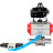 Кран шаровой BV3232P(3pc)-FP-W-ISO-H LONG Ду10 Ру63 полнопроходной, корпус - нержавеющая сталь 316, уплотнение - PTFE, под приварку, с пневмоприводом PA-DA-052, пневмораспределителем 4V320-10 AC220V и БКВ APL-410N EX в Алматы