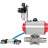 Кран шаровой BV3131P(3pc)-FP-W-ISO-H LONG Ду40 Ру40 полнопроходной, корпус - нержавеющая сталь 304, уплотнение - PTFE, под приварку, с пневмоприводом PA-DA-065, пневмораспределителем 4V320-10 AC220V и БПВ AFC2000 в Алматы