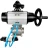 Кран шаровой BV3232P(3pc)-FP-W-ISO-H Ду80 Ру25, полнопроходной, трехсоставной, нержавеющая сталь 316, уплотнение - PTFE, под приварку, с пневмоприводом PA-DA-105-1, пневмораспределителем 4V320-10 AC220V, БКВ APL-210N в Алматы