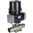 Кран шаровой BV3131P(3pc)-FP-W-ISO-H LONG Ду15 Ру63 полнопроходной, под приварку, корпус - нержавеющая сталь SS304, уплотнение - PTFE, с электроприводом четвертьоборотным QTSA-N-003EM-O0-220VAC с пружинным возвратом в Алматы